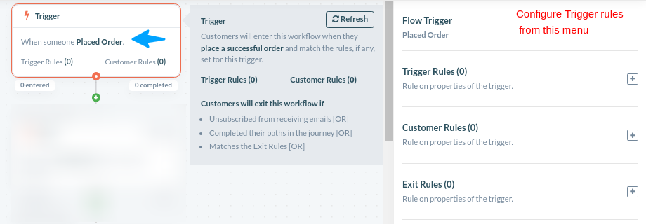 Configure Trigger ruels