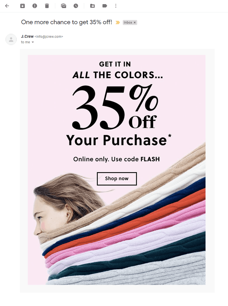 scarcity subject line