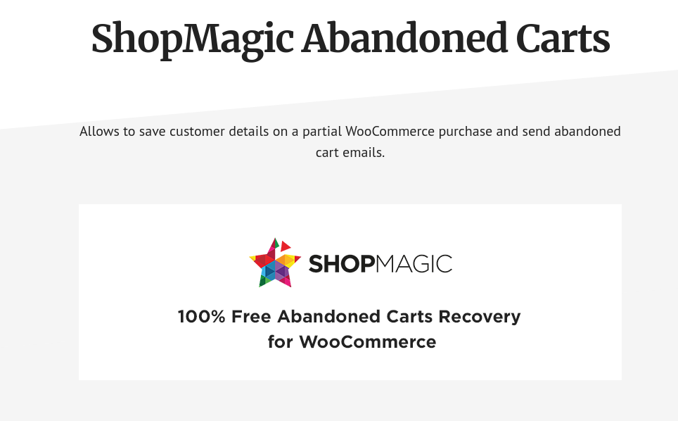 shop magic abandoned carts