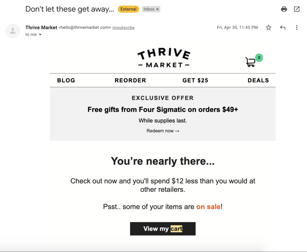 thirve market