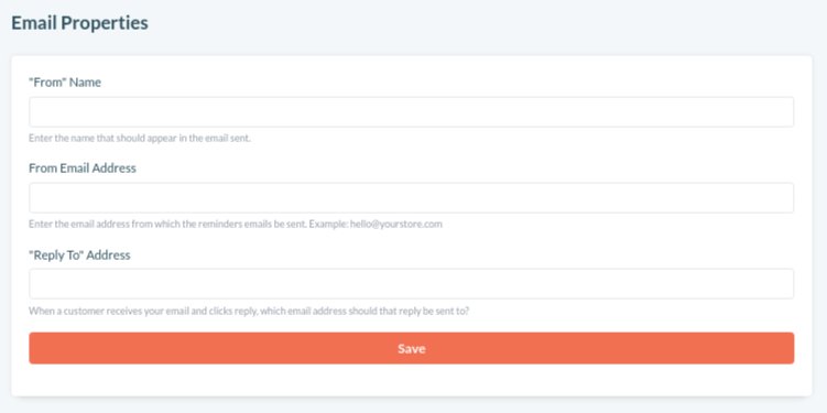 Email properties