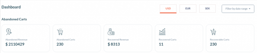 Retainful dashboard
