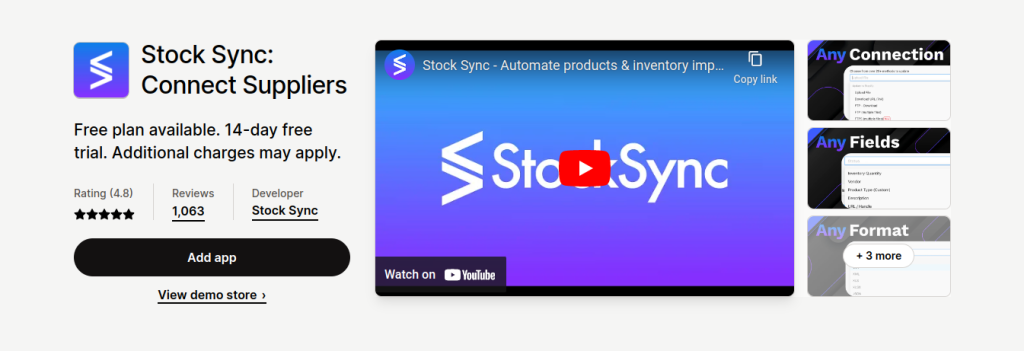Must have apps for shopify Stock-Sync 