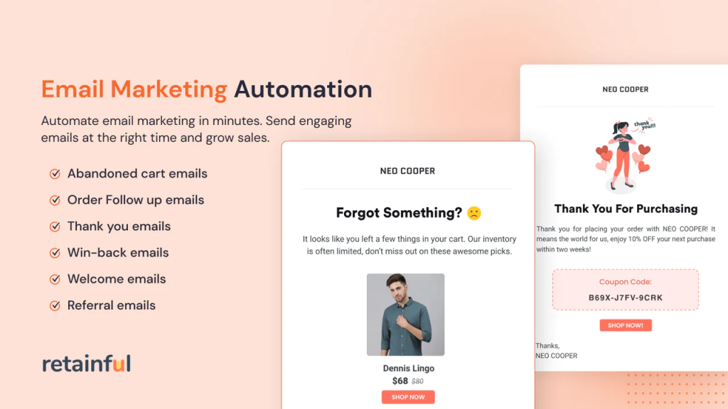 Retainful Email marketing