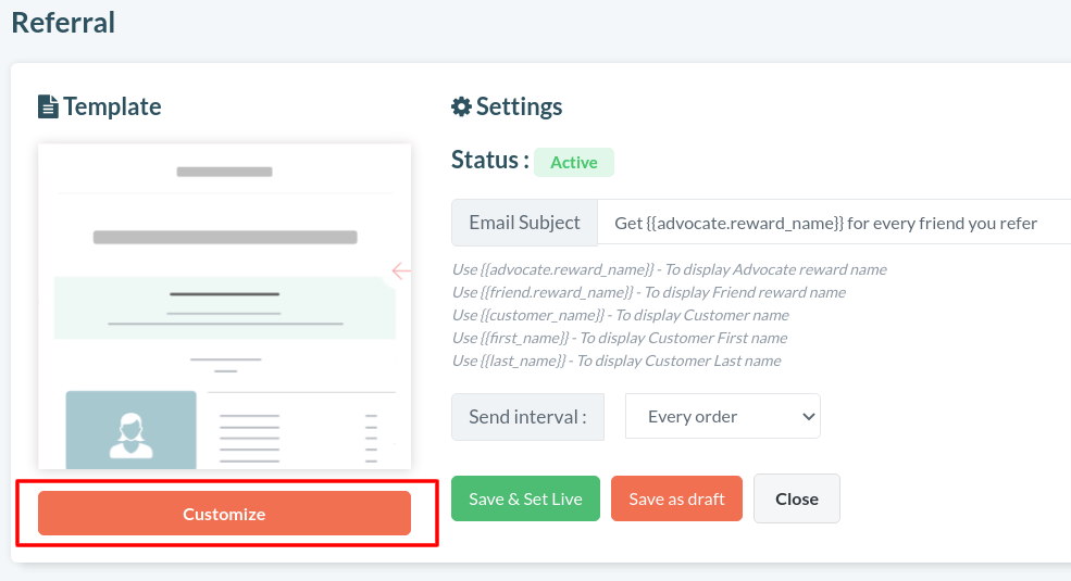 referral template