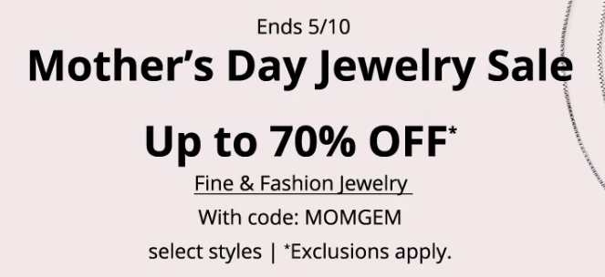 Mother's day offer