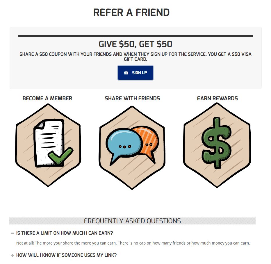 Referral program