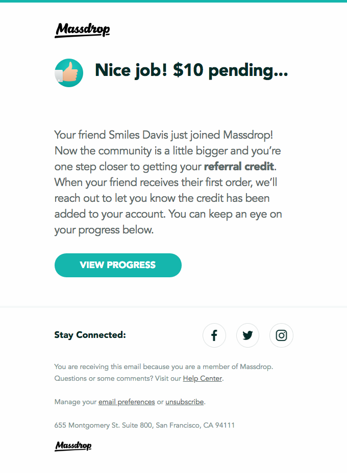 Massdrop Attractive Subject Line