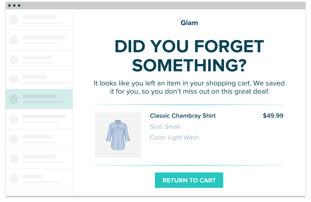 Glam Return to cart