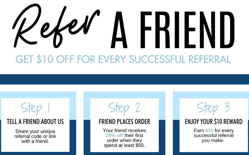 Refer a friend example