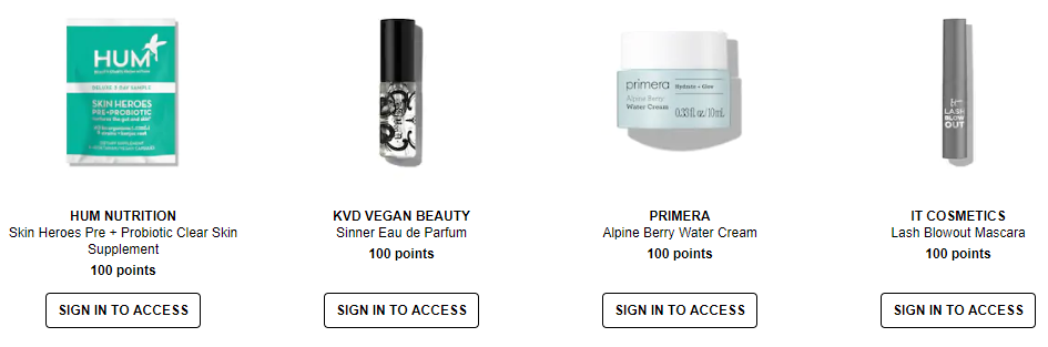 Sephora products