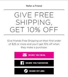 Free shipping rewards