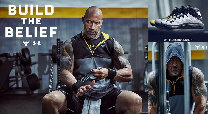 Dwayne johnson underarmor