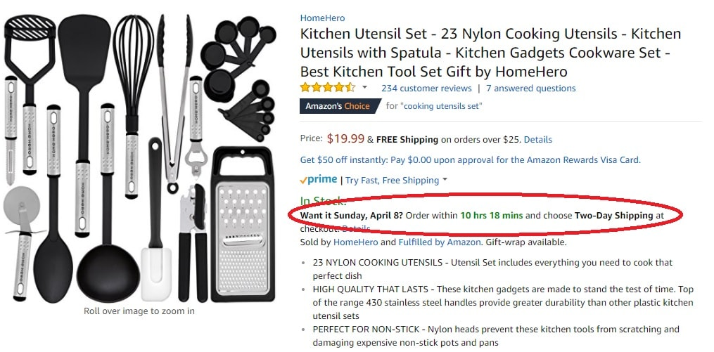 Home Hero Kitchen Utensil Set - 23 Nylon Cooking Utensils