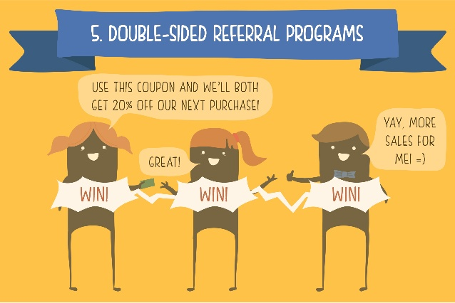 Double sided referral program