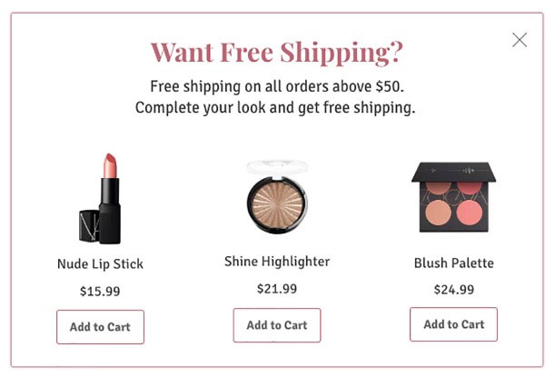 Provide free shipping