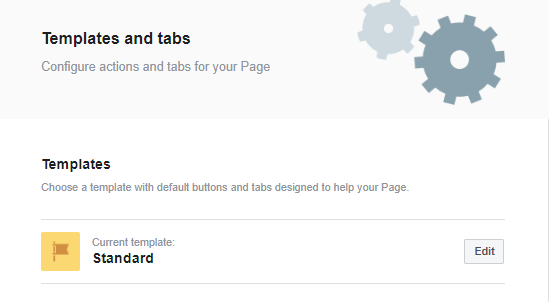 FB templates and tab