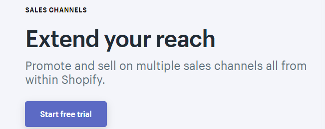 Shopify sales channel