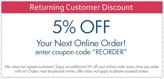 Returning customer discount