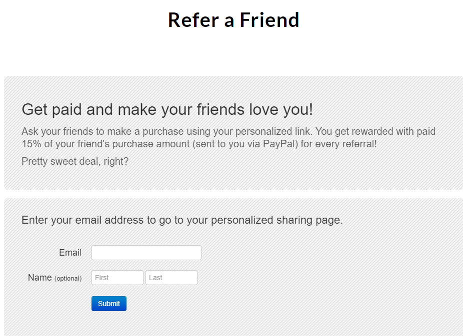 Refer a friend