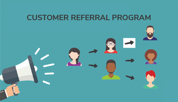 Customer referral program