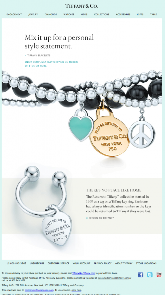 Tiffany & co emails