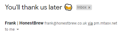 Abandoned cart email emoji