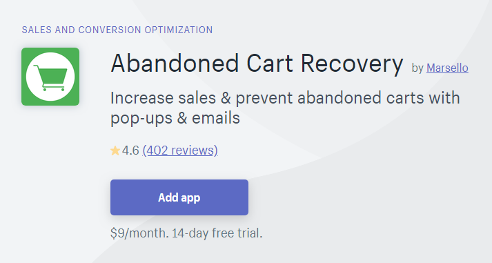 Best Cart Abandonment App for Shopify