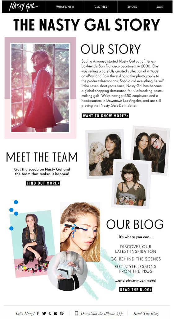 Nasty gal story