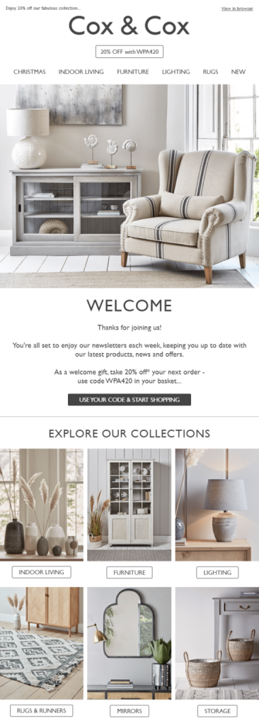 Cox product showcase