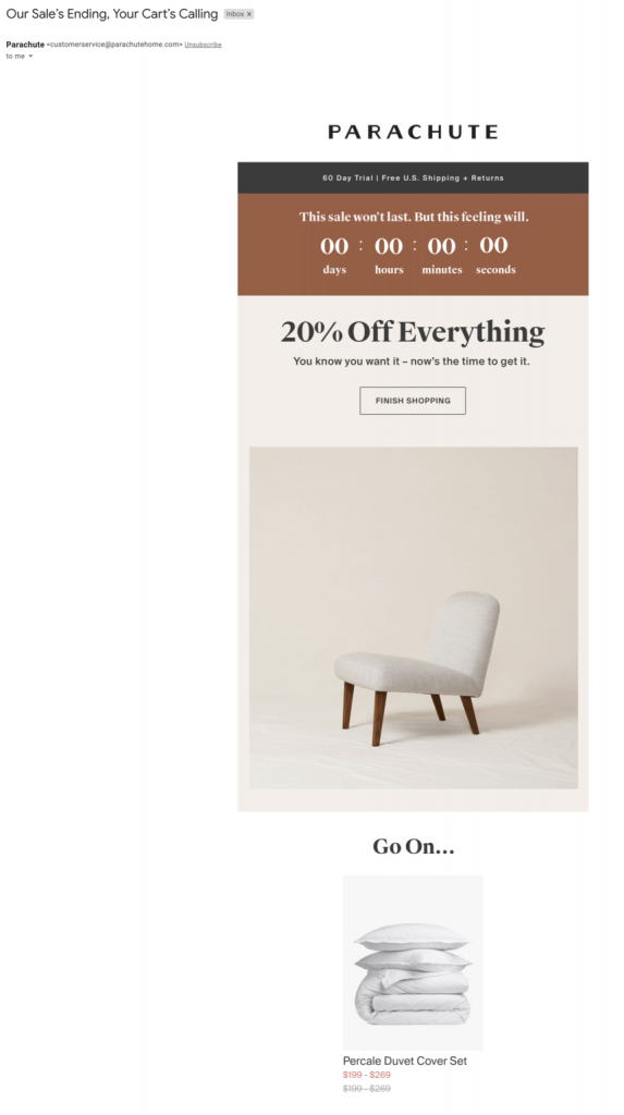 Email subject line