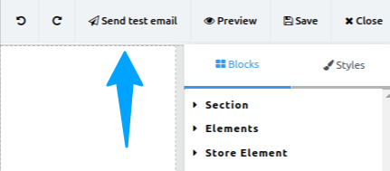 test cart recovery email