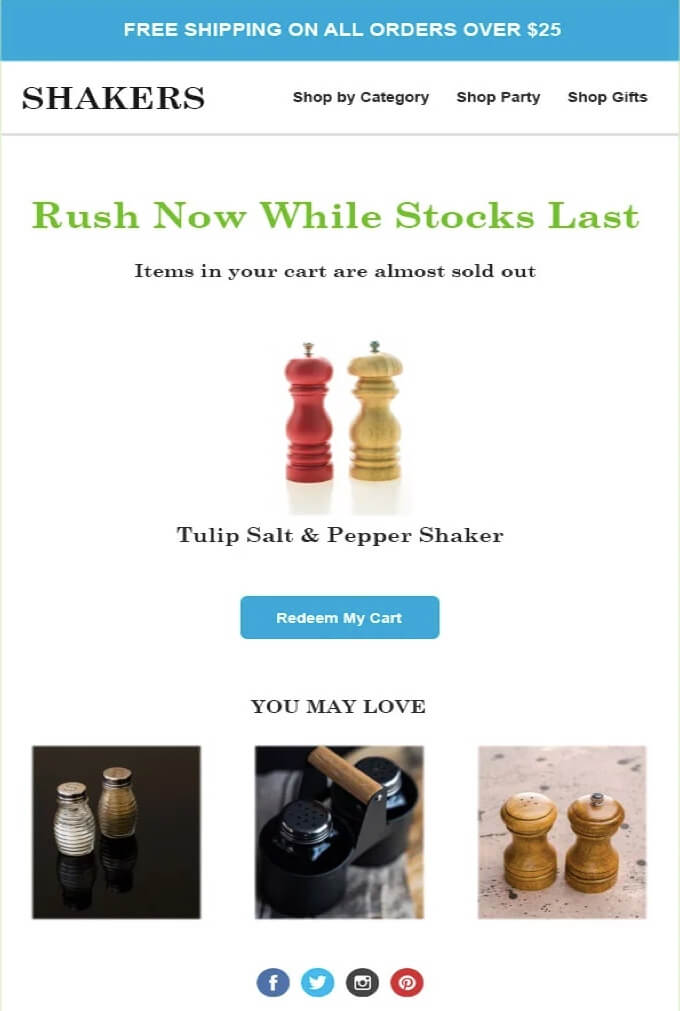 Scarcity email