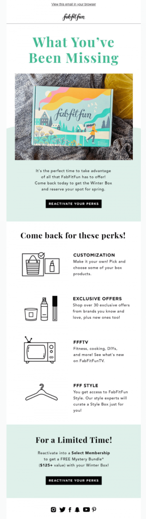 Fabfitfun email