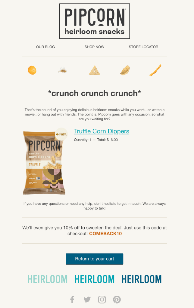 Pipcorn email