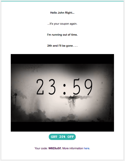 Reminder email