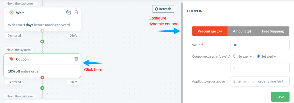 automation workflow page