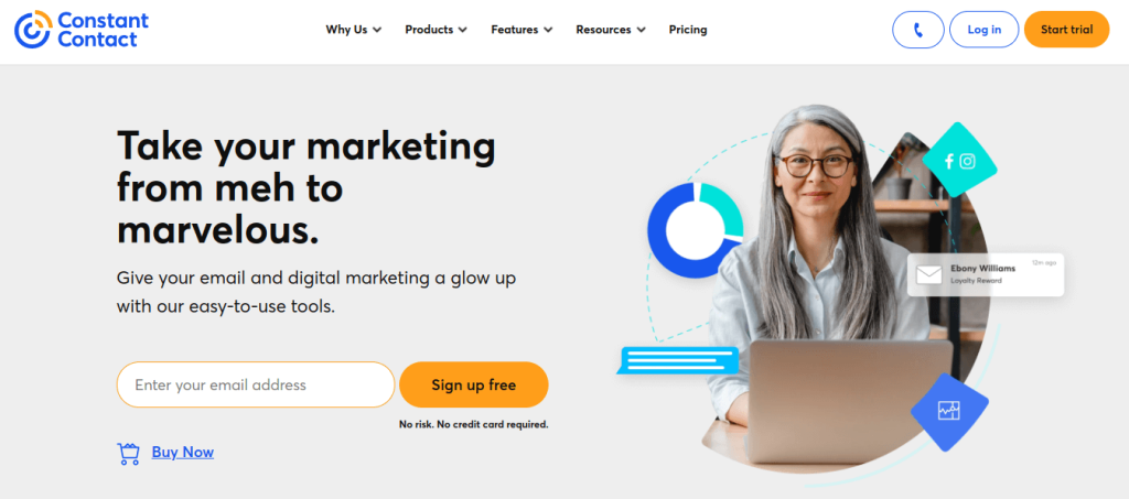 Constant Contact email marketing app