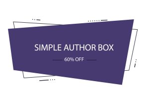 simple author box logo