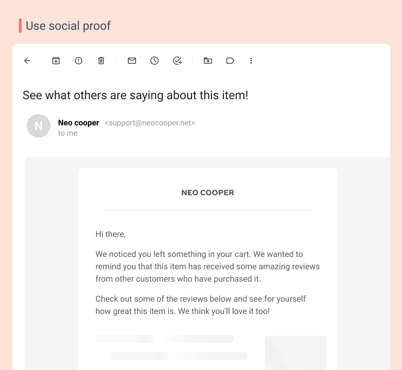 Use social proof