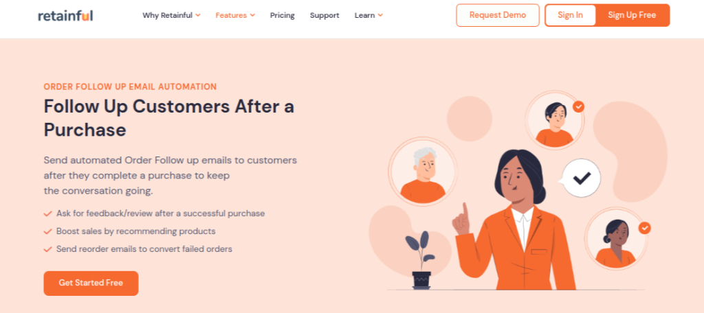 Retainful Shopify Email Software for Follow-Ups