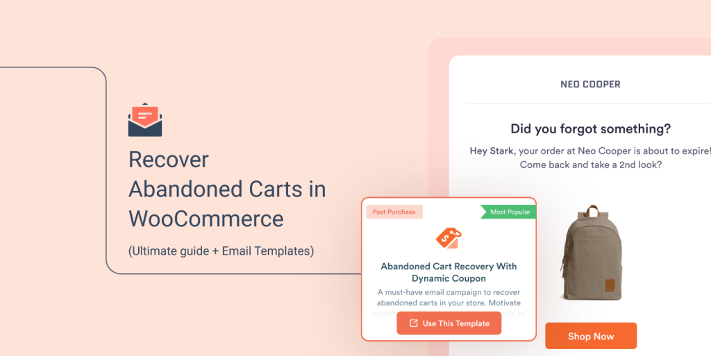 how to recover abandoned cart