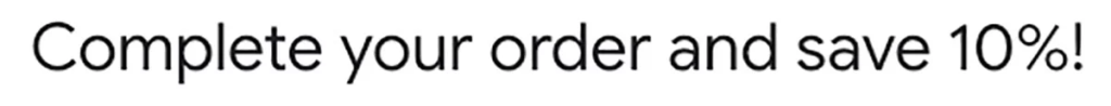 Discounts and offers subject lines for abandoned cart emails