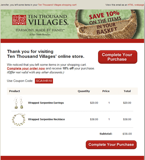 ten thousand villages