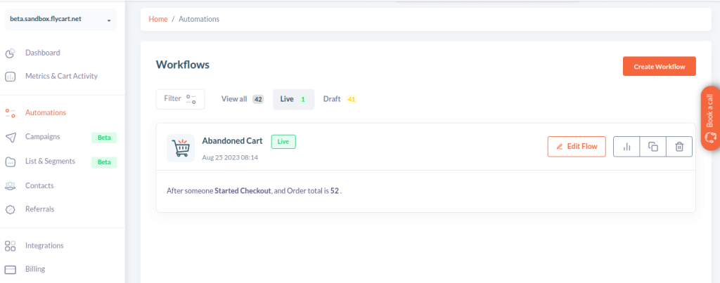 create workflow