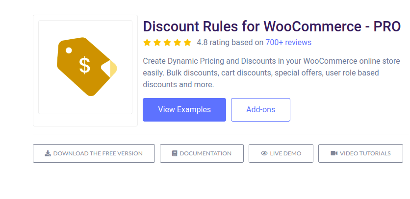 Discount Rules for WooCommerce for Blackfriday & Cyber Monday