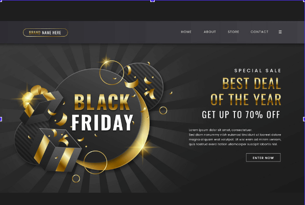 Black friday landing pages