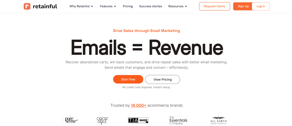 Retainful Email Marketing software