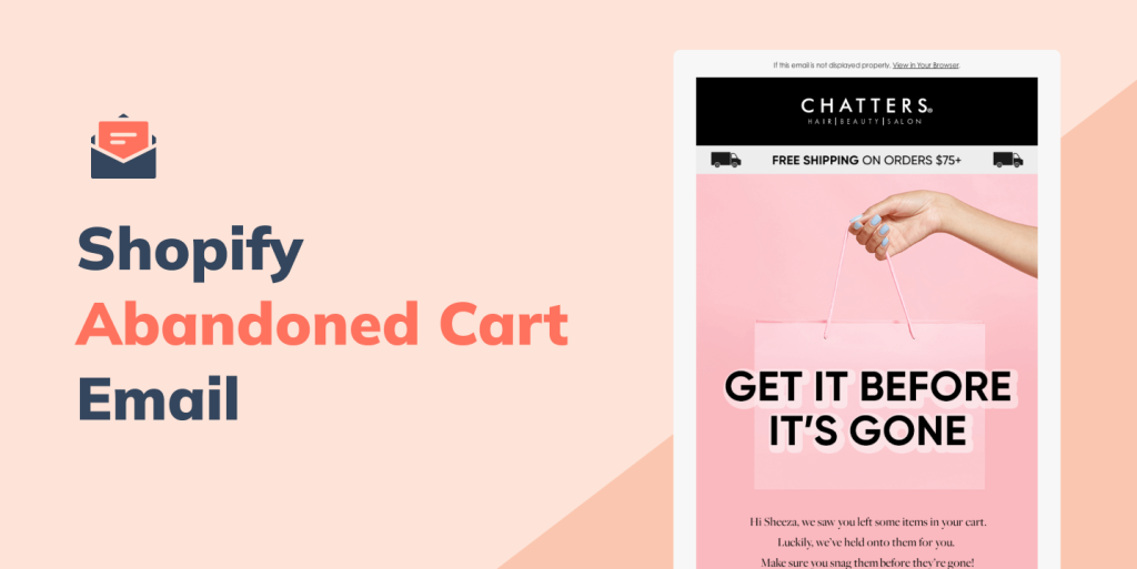 Shopify Abandoned Cart Email