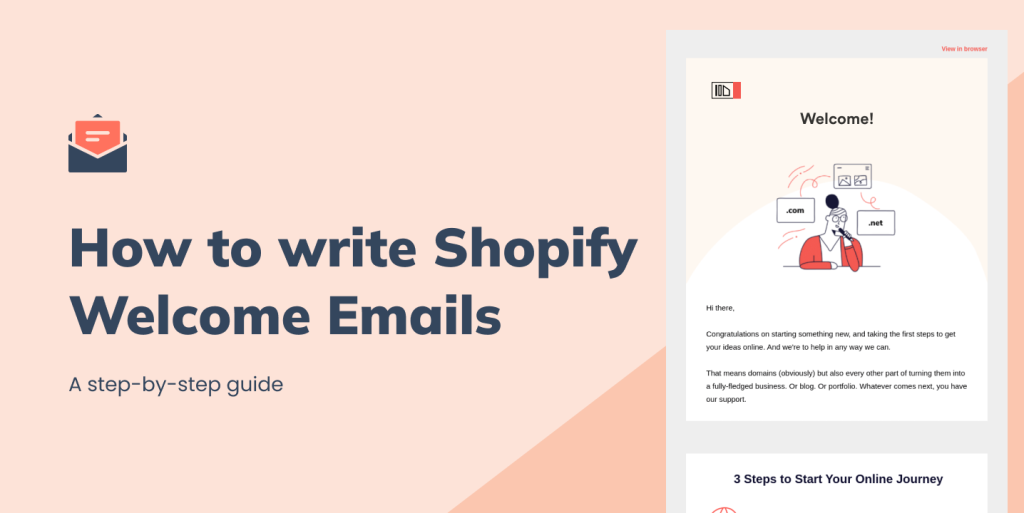 How to write a Shopify welcome email - A step-by-step guide